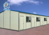 Mobile Toilet Prefab Folding House Office Room Structure Materials , Worker Dorm Room
